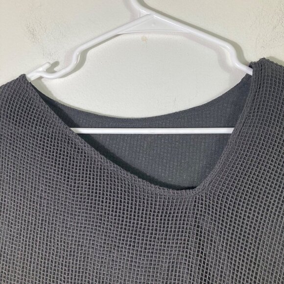 Womens Carol Young Undesigned Mojave Tunic Layered Steel Netting Gray OS NWT - Picture 4 of 10